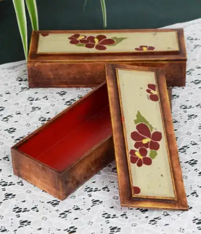 Mugunghwa Flower Pencil Case
