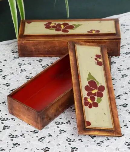 Mugunghwa Flower Pencil Case