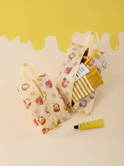 BT21 迷你迷 蜜蜂 多功能收纳包套装