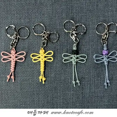 韓服飾品蜻蜓結+鑰匙圈