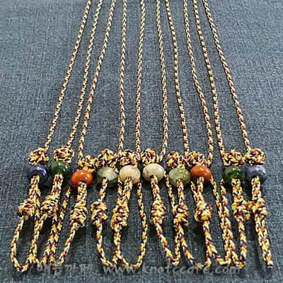 Traditional Knot Mask Lanyard - Five Cardinal Colors