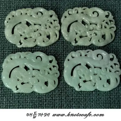 韓服飾品 龍紋玉佩