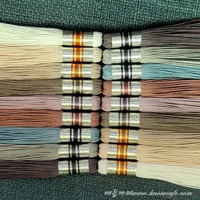韓服飾品 絞紗五穗(17公分)