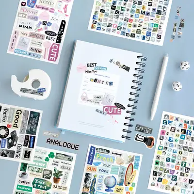 Magazine Collage Sticker Pack