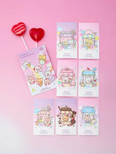 NCT DREAM スウィート ドリーミズ ランダムカード ステッカー (2個入り)