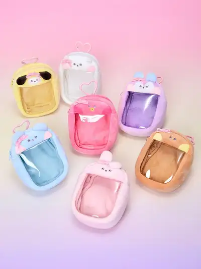BT21 ミニニ リボンド ユー透明バッグチャーム ポーチ
