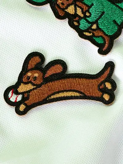 ジョグマン ウッディ ベースボール ジャンプ 刺繍 ワッペン