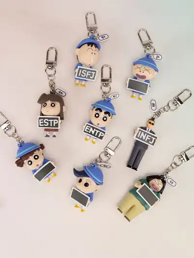 ランダムスクエア クレヨンしんちゃん MBTI フィギュアキーリング