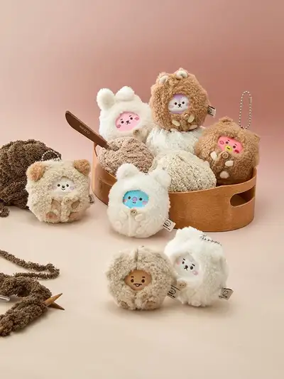 BT21 ぬいぐるみキーリング MADE BY RJ