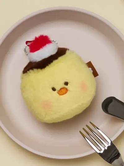 ラインフレンズ ミニニ デザートカフェ サリーニ プディング ぬいぐるみ キーリング