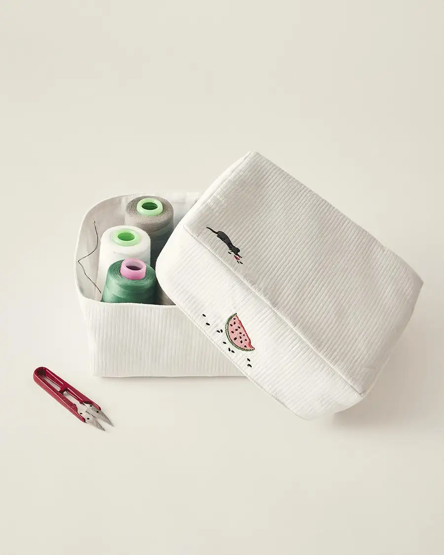 Cho Chung Do Embroidered Square Quilted Box Set of 3 (With Complimentary Tag) — 4