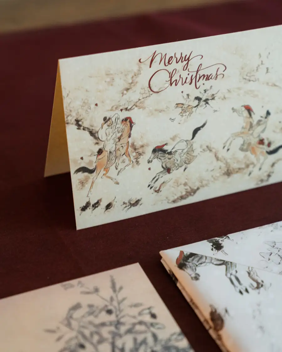 Korean Christmas Card Set of 3 — 5