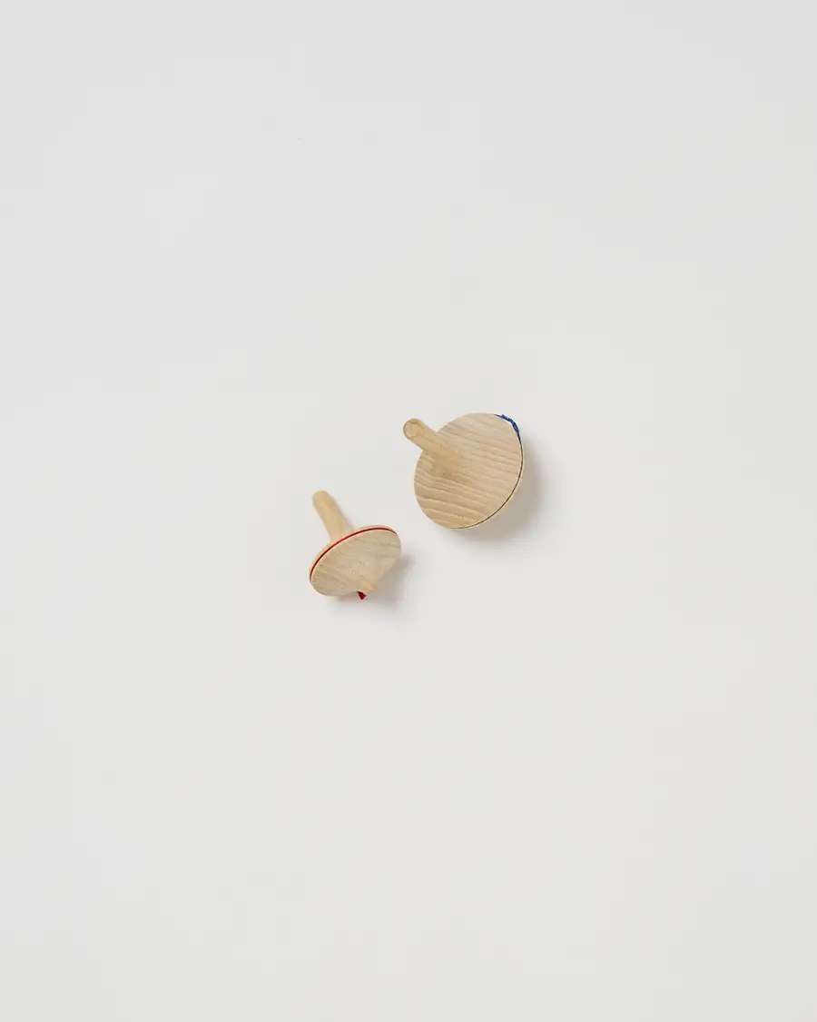Wooden Top Spinning Toy with Saekdong Pouch — 5