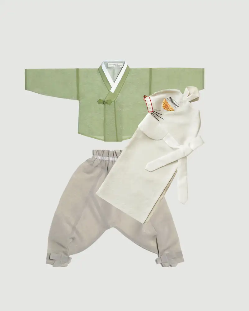 [Best Combination] Boys' Hanbok Autumn Mute Tones — 1