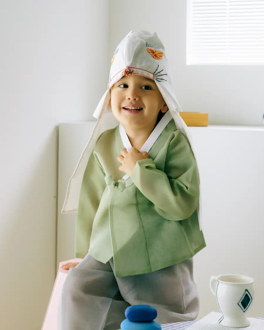 [Best Combination] Boys' Hanbok Autumn Mute Tones — 3