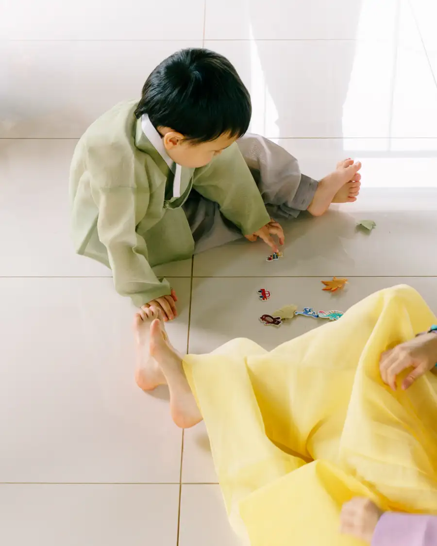 [Best Combination] Boys' Hanbok Autumn Mute Tones — 6