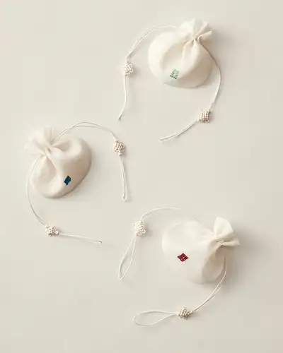 [Includes Hisoobok Tag] Hisoobok Drawstring Pouch 3-Piece Set