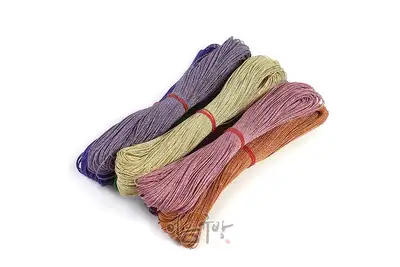 Twisted Fine Metallic Thread Skein - Approximately 100 Yards [Gyubang Embroidery Craft Material, Cord, Traditional Knot, Rayon Thread]