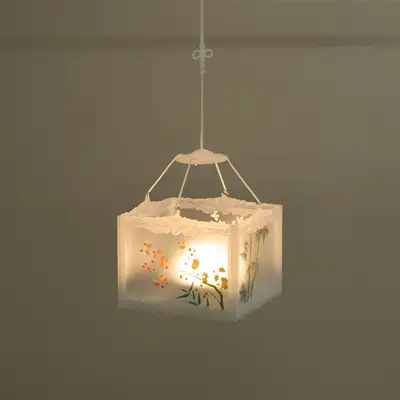 朝鮮王室 角形提灯 (完成品)