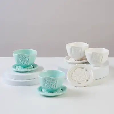 伝統紋様 茶杯セット