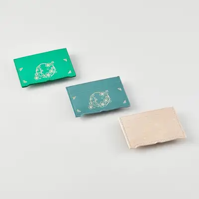 梅花文様 カードウォレット