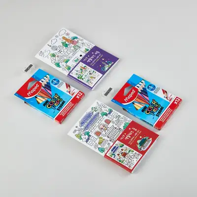 ソウル観光 塗り絵カード（宮殿、ソウル）