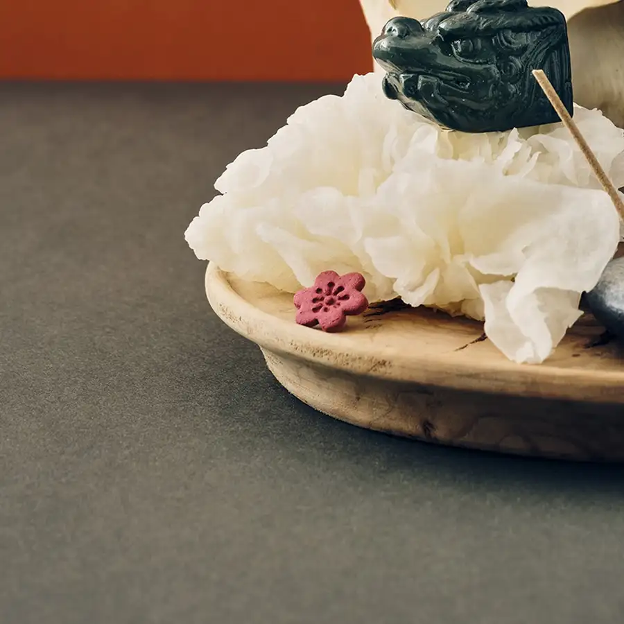 万重紅梅花 印香セット — 1