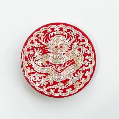 紺龍袍 螺鈿漆器 貝殻マグネット