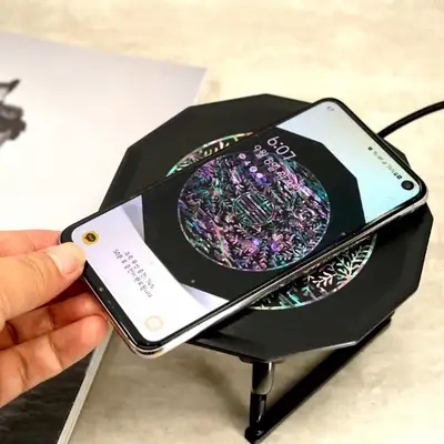 螺鈿小盤 ワイヤレス充電器（天道盤）