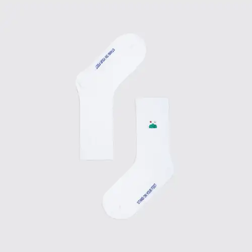 民画柄ソックス5種セット — 3