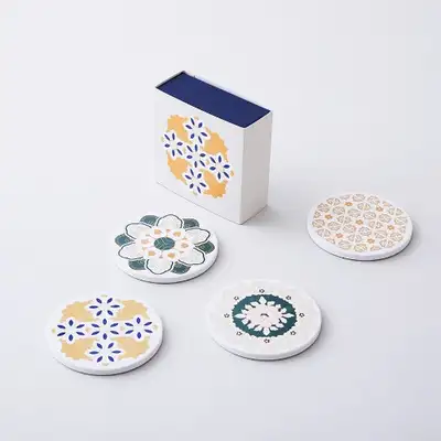 古宮遊覧 磁器 コースター セット