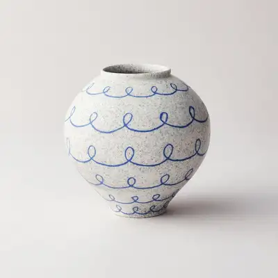 花岗岩纹迷你月瓶