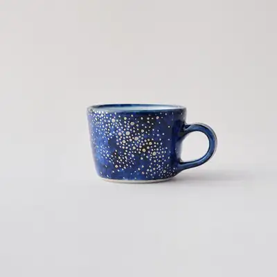 蓝夜银河白金浓缩咖啡杯