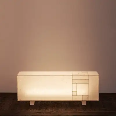 長いパッチワーク灯