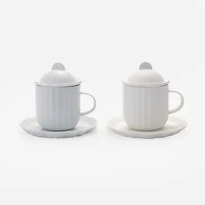 小盤 1人用茶器セット（光沢／半艶消し）