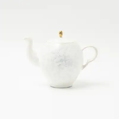 青い光の茶器(円形)