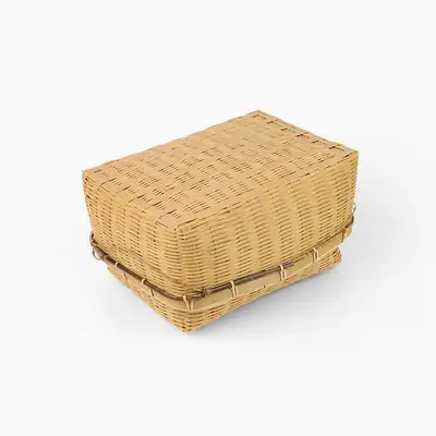 四角初配気（竹弁当箱）