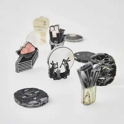 螺鈿漆器マグネット(10種)
