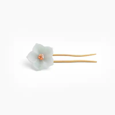 桔梗の花髪簪