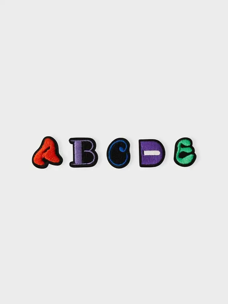 コレ アルファベット ワッペン ステッカー カラー (オプション : A~Z) — 2