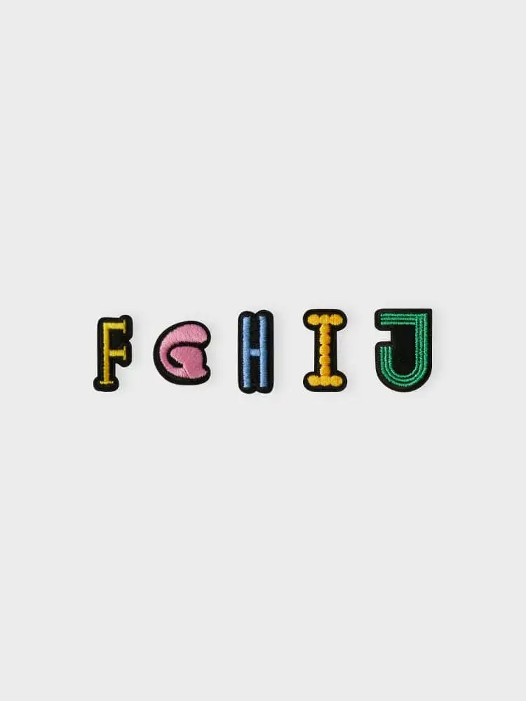 コレ アルファベット ワッペン ステッカー カラー (オプション : A~Z) — 3