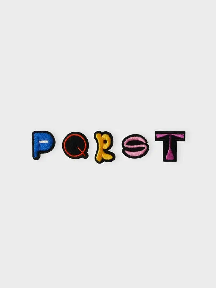 コレ アルファベット ワッペン ステッカー カラー (オプション : A~Z) — 5