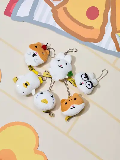 ドゥハンッパ! ランダム フラット アクリル キーリング