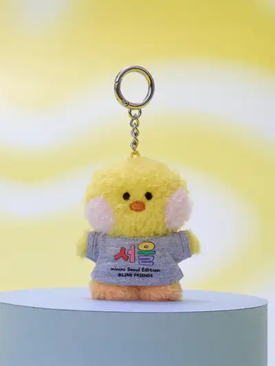 ラインフレンズ ミニニ シティエディション サリーニ ソウル Tシャツ 人形 キーリング