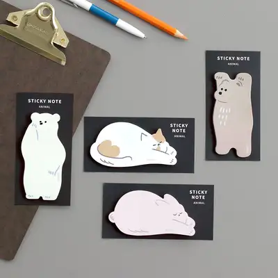 Animal Adhesive Memo Notes