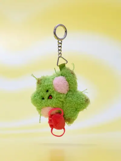 ラインフレンズ ミニニ ボロボロ レニニ ぬいぐるみ キーリング