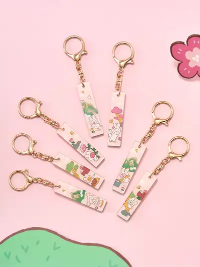 BT21 K-ウサギ スティック アクリルキーリング