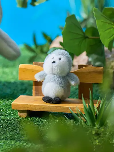 チェロプモンモ モンギュイン ぬいぐるみキーリング