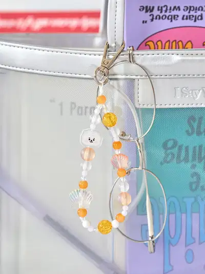 BT21 RJ BABY PEARL パールビーズキーリング