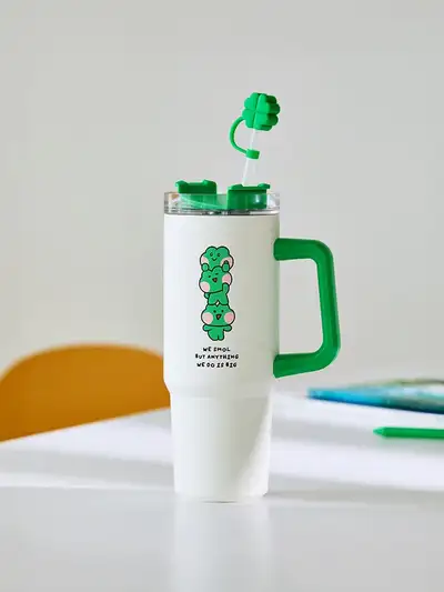 ラインフレンズ ミニニ レニニ クローバー トレンタ タンブラー (890ml)